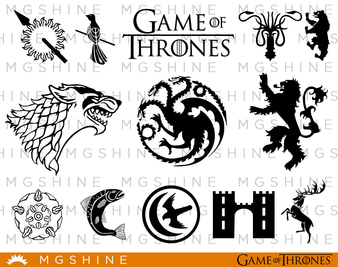 Game of thrones logo free template